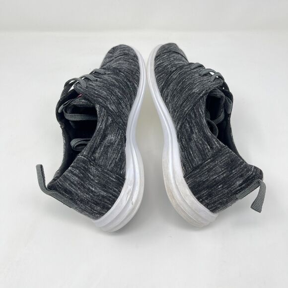 Brunswick Envy Charcoal Pink Logo Casual Lace Up Flat Sneakers Women's Size US 6 - Picture 5 of 9